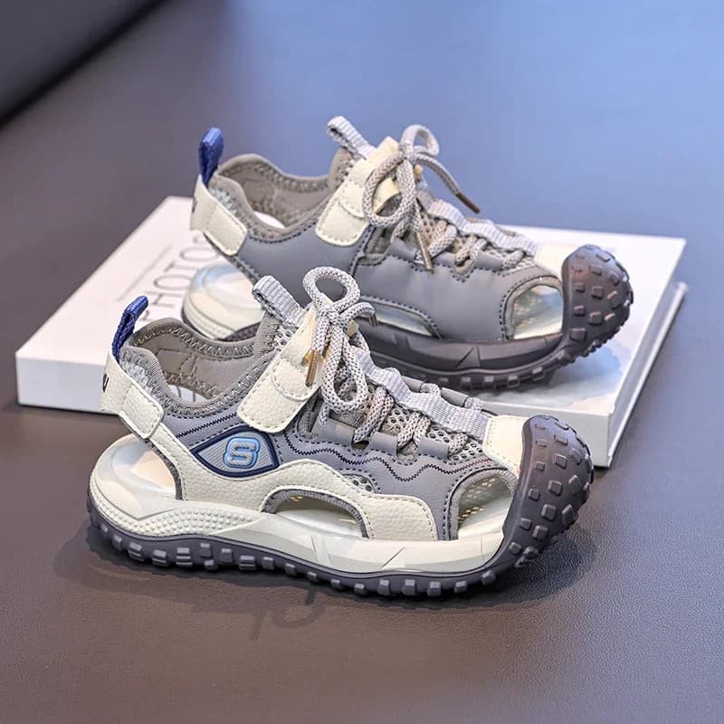2026 Summer New Kids Hollowed-out Mesh Sneakers Breathable Sports Sandals Non-slip Casual Shoes for Boys Girls