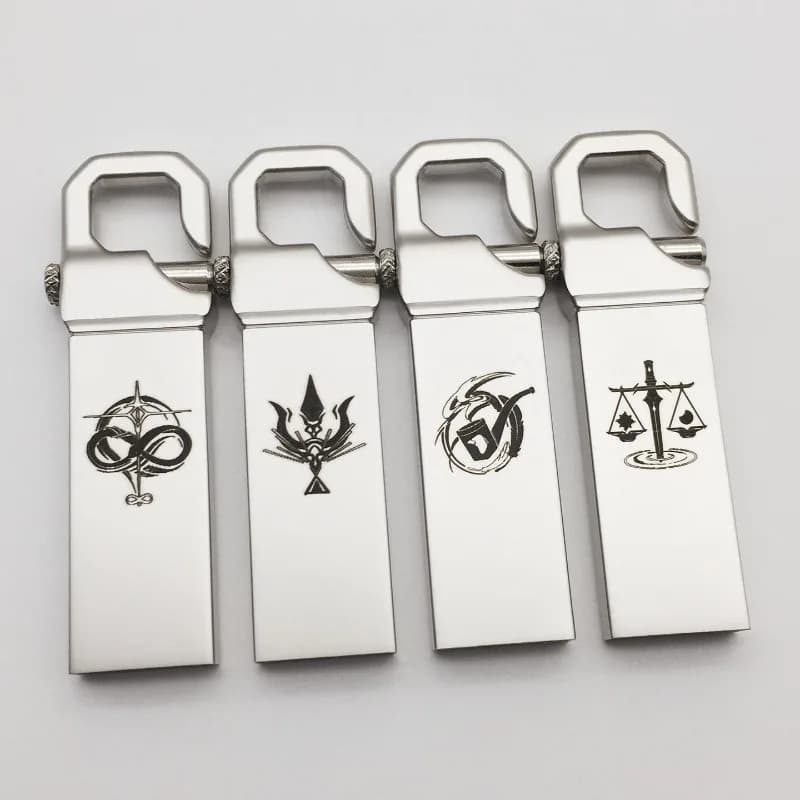 Spot 2025 Gioco Anime Tears of Themis Cos Vilhelm Marius Artem Wing Luke Pearce Unisex Metallo di Stoccaggio USB Flash Drive Ciondolo Regalo