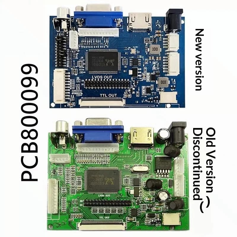 Car GPS Display Converter - HDMI VGA AV to TTL RGB LVDS Driver Board for Raspberry Pi (CB800099)