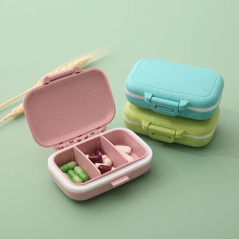 Nuovo Portatile Pillole Organizer Caso 3 Griglie PillBox Tablet Contenitore di Immagazzinaggio Settimanale Medicina Pillola Box Pillola Caso Dispensare Farmaci