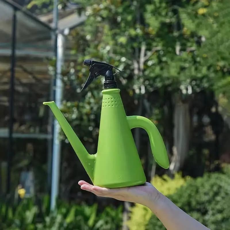Plastic Sprinkler Pentola Garden Furnishings 2 in 1 Pressure irrigation Spray for Adjustable Flowers Garden Panel 1L Home Plants Floor Q1A9