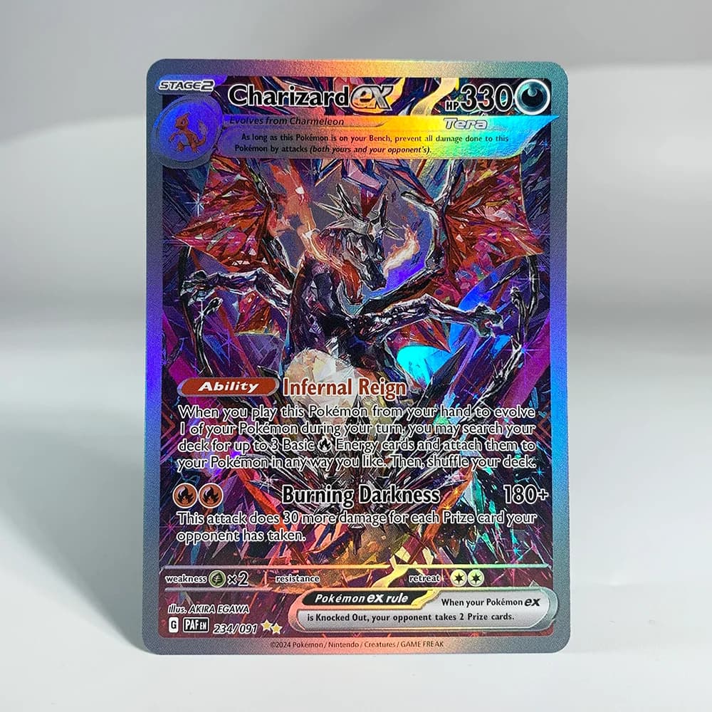 Gioco olografico Trading Collection Carte proxy PTCG CharizardEX LguiaV Latios Singl PKM Foil Card MCharizard EX(GX) Giocattoli Regali