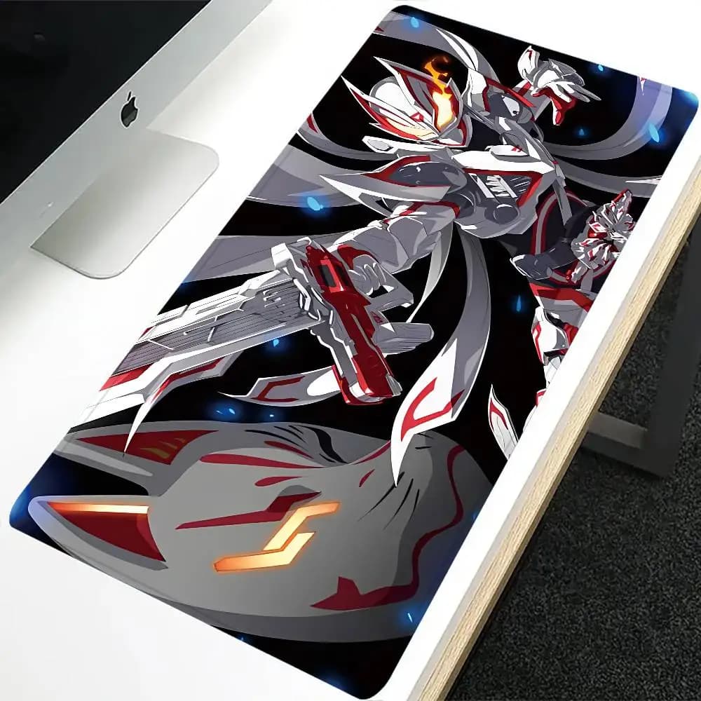 K-Kamen R-Rider mouse mat, large mouse mat, play mat with lockable edges, office slip mat