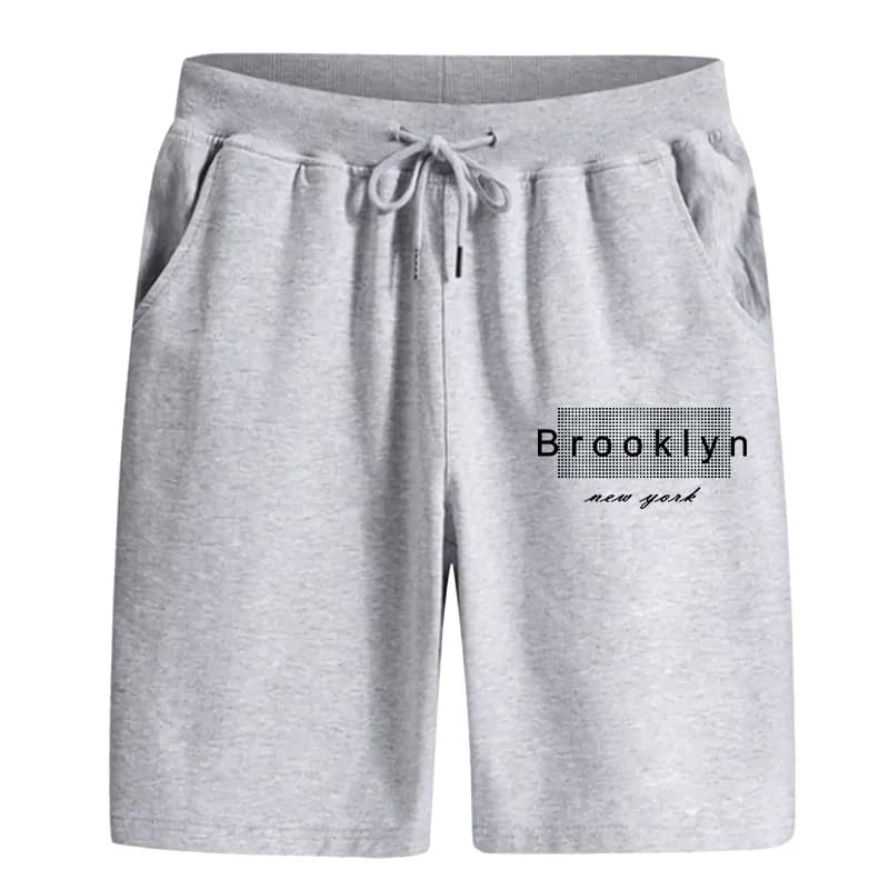 New Men's Sports Shorts with Printing, Casual, for Fitness, Jogging, Cycling, Fashion Summer Clothing