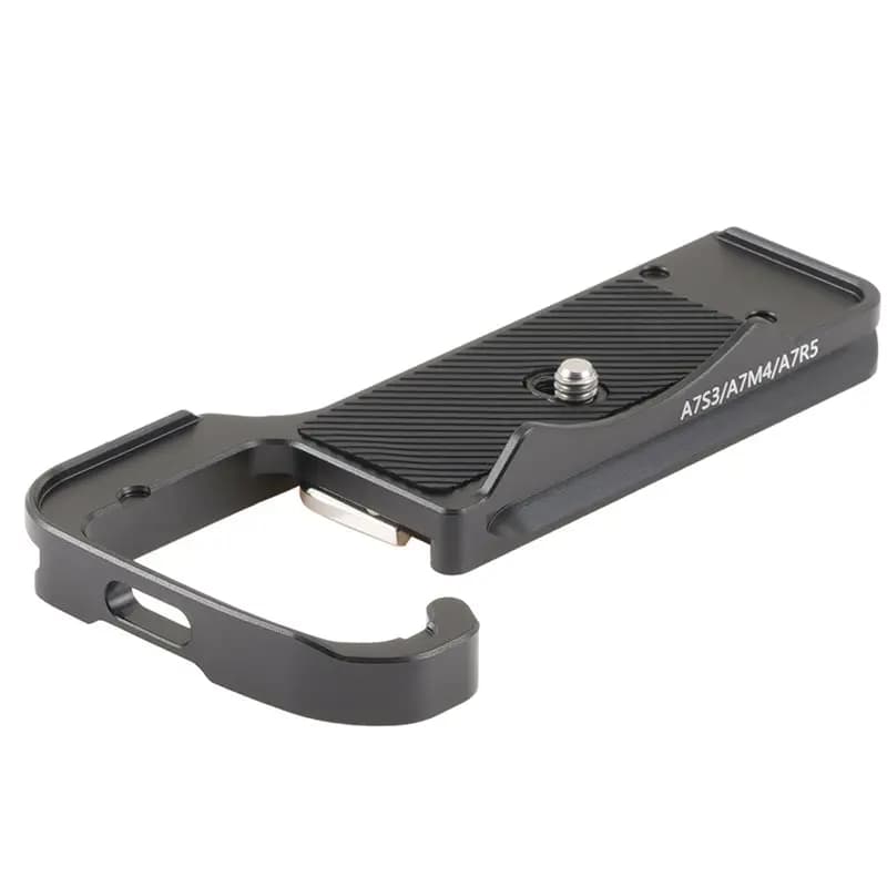 Impugnatura a sgancio rapido A37T-A7V per fotocamere Sony A7M5, A7M4, A7RM5, A7S3, compatibile con testa treppiede Arca Swiss per stabilizzazione