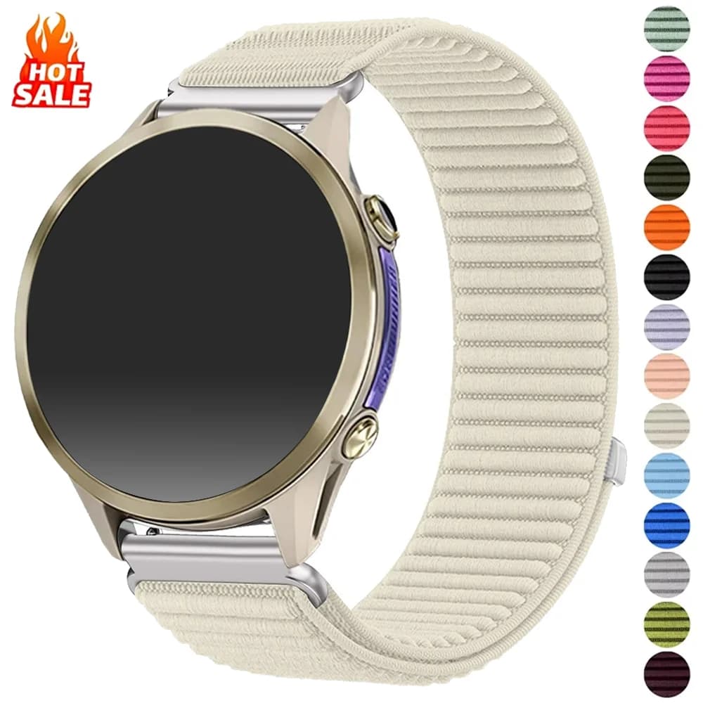 18mm 20mm 22mm Nylon Strap for Garmin Forerunner 970 570 47/42mm 170 70 255 265 165 55 Venu 4 45/41mm Bracelet Garmin Active 6 5