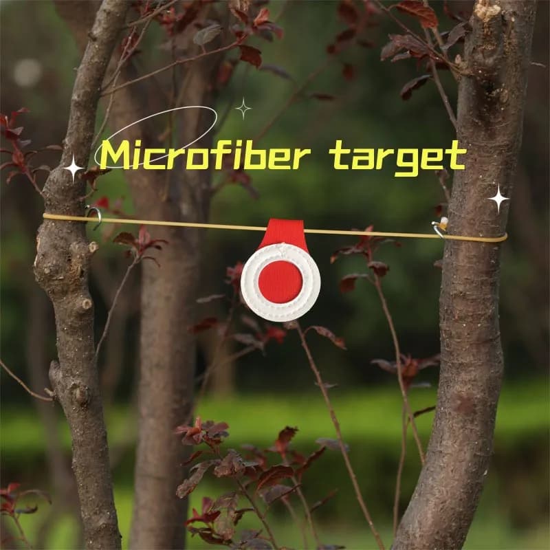 Bullseye in microfibra addensata a quattro strati 1.97in/2.36in/2.76in red heart big head target tiro con l'arco pratica bersaglio da competizione