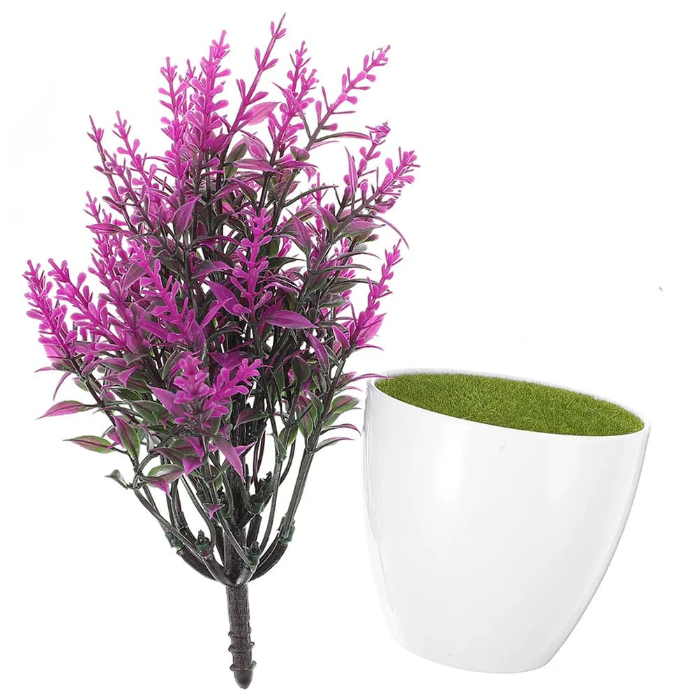 Artificial Plant in Vase, Bonsai Decorative Finto for Home, Office, Desk, Living Room, Kitchen, shelf, Table, Natural and Realistic