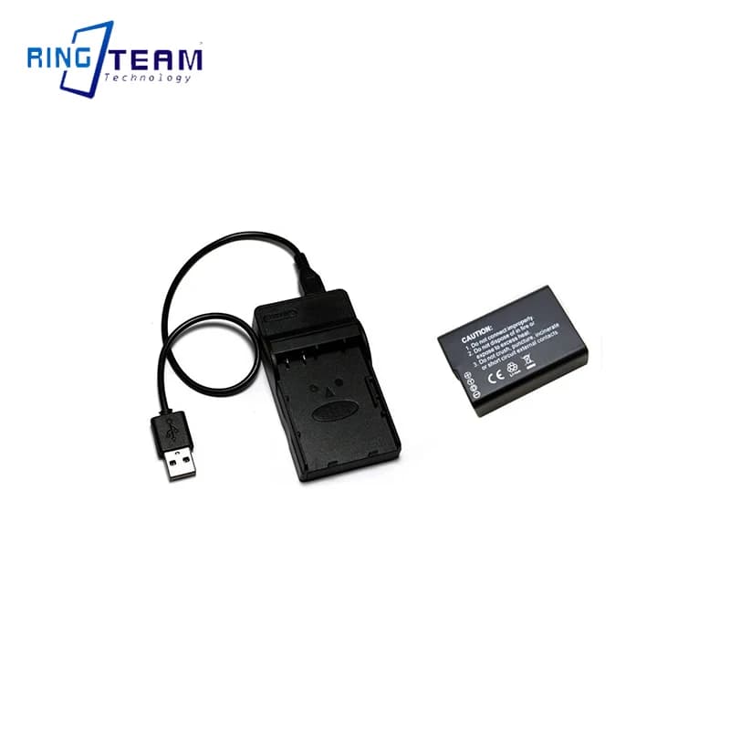 Caricabatterie USB Intelligente DMW-BLD10 per Ricarica Rapida Batterie Panasonic Lumix GX1 G3 GF2 con Indicatore LED Portatile e Compatto