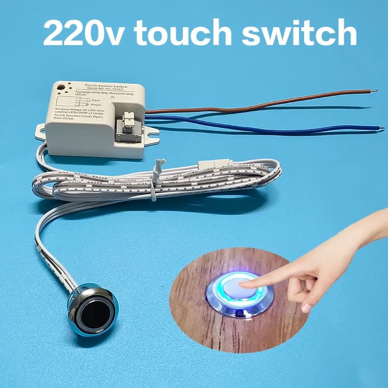 Interruttore del sensore di gesti del sensore tattile/porta LED 220V 100W adatto per l'interruttore della casa intelligente del sensore di gesti dei mobili dell'armadio