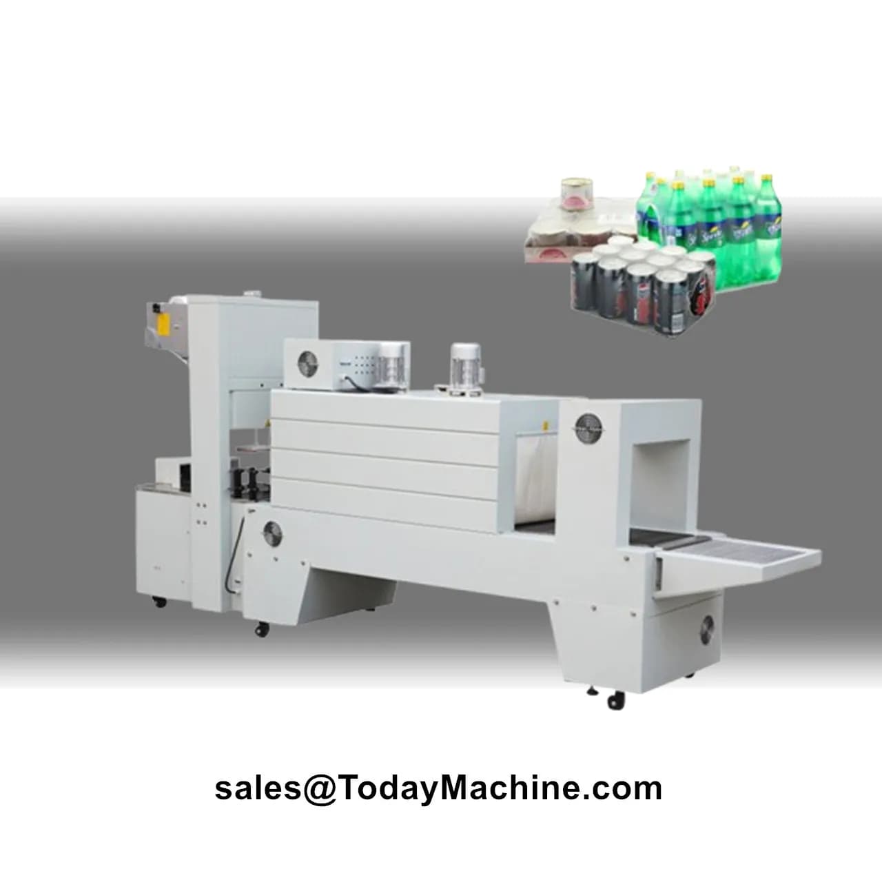 Mineral Water Bottle Sleeve Shrink Wrapping Machine with PE Film Heat Sealing