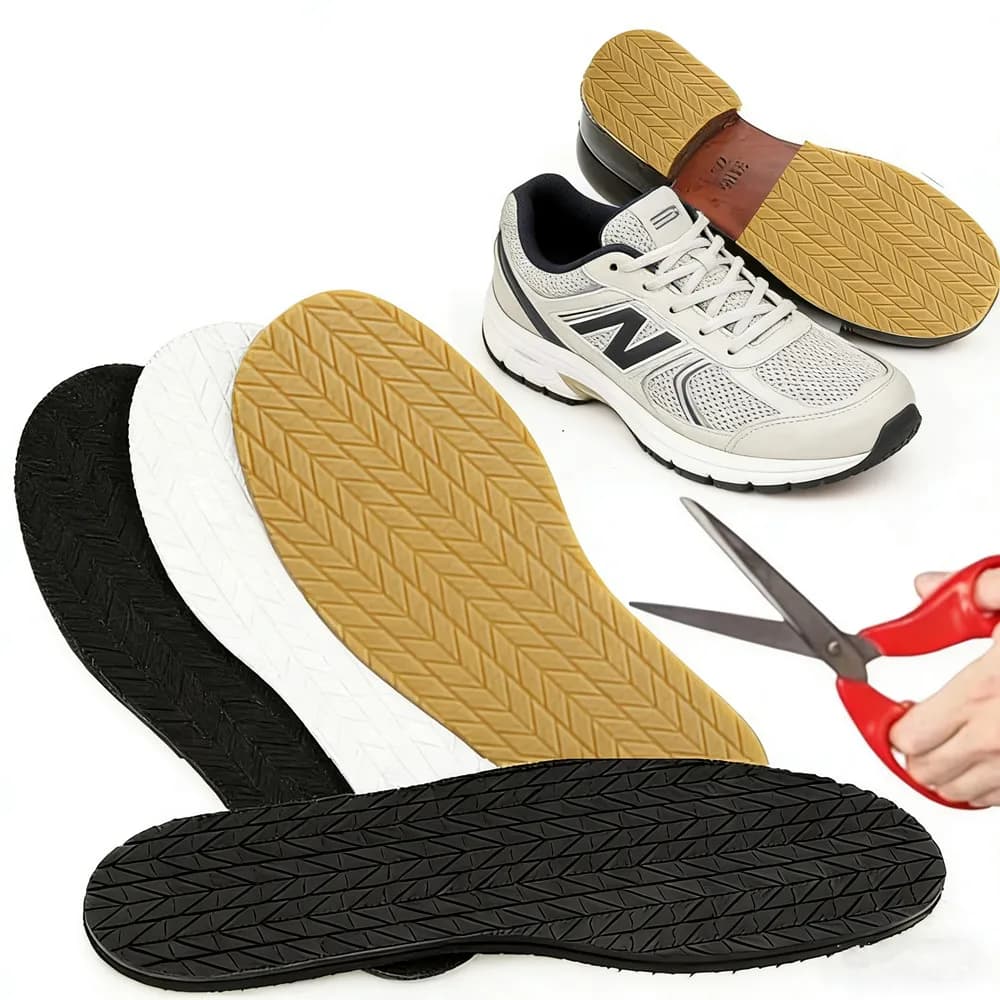 Complete Protection for Soles, Non-slip Bearings Resistant to wear, Material for DIY Repair of Rubber Soles for Sneakers and Shoes