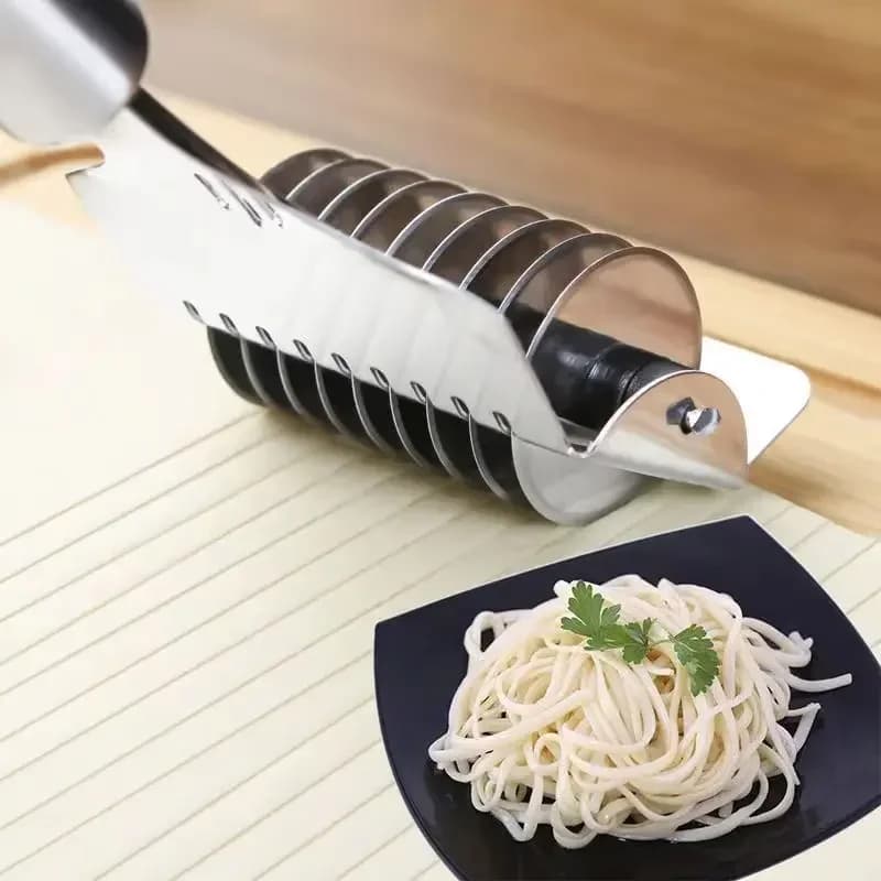 Gadget da cucina da cucina 1 pz taglierina manuale per spaghetti in acciaio inossidabile macchina per pasta creatore di spaghetti zenzero aglio rotolo frantoio