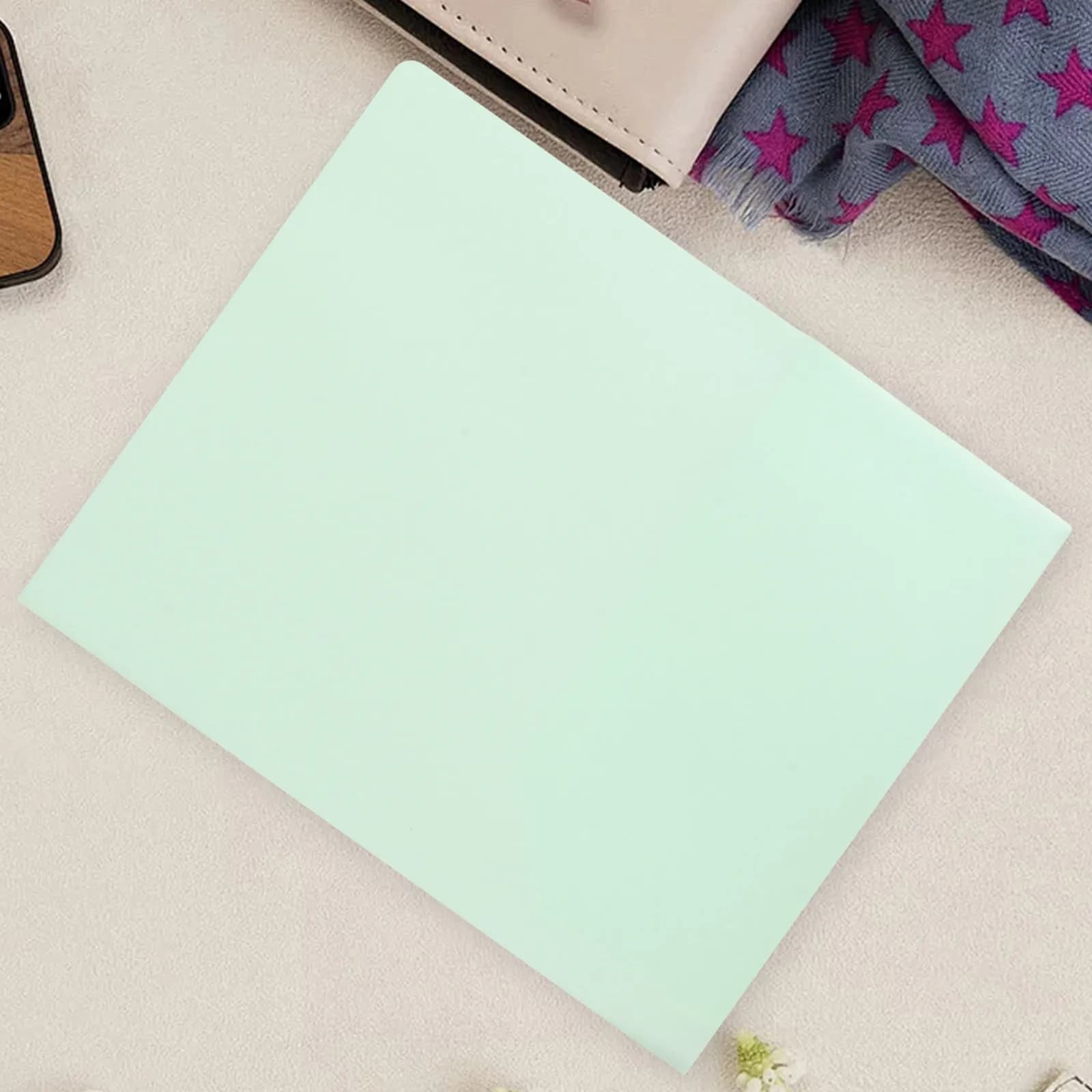 Set di 6 Cartelle Portadocumenti in Plastica PP a Doppia Tasca, Colori Pastello Macaron, per Ufficio, Scuola, Casa, Organizzazione Documenti e Biglietti da Visita