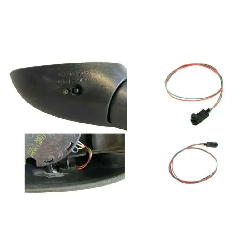 Sensore di temperatura ambiente sotto lo specchio della porta per Fiat 500 500X 500L Punto accessori per auto