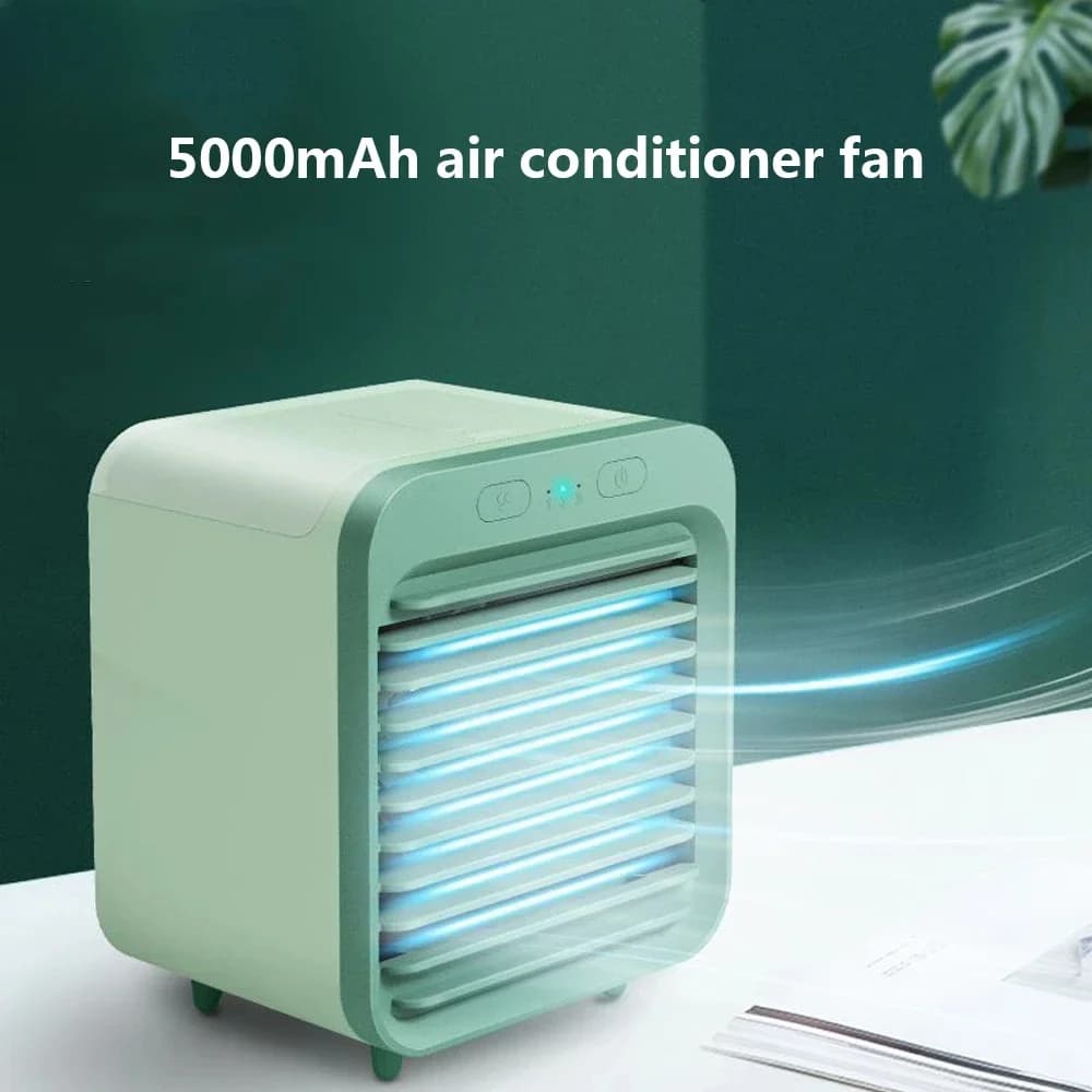 2024 nuovo Mini portatile USB a pagamento 3 ingranaggi condizionatore d'aria ventola di raffreddamento condizionatore d'aria ventola di raffreddamento ad aria ventilatore da tavolo per ufficio