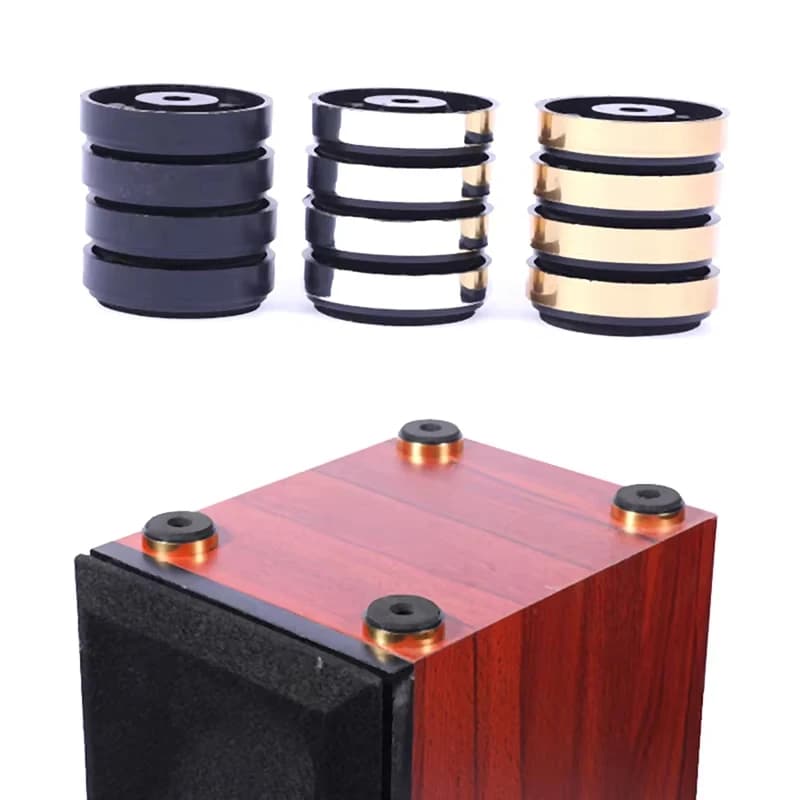 Set of 4 Shock Absorbers for HIFI Audio Amplifiers, Crab Claw Insulating Supports for Photo Tripods