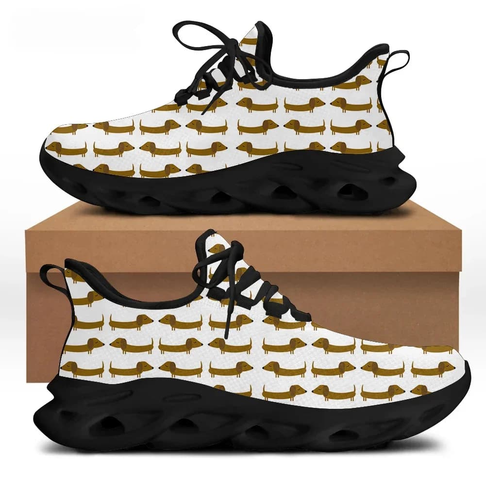 Scarpe Casual da Uomo di Design con Motivo Cane Bassotto, Sneakers Traspiranti e Resistenti per Ragazzi Adolescenti