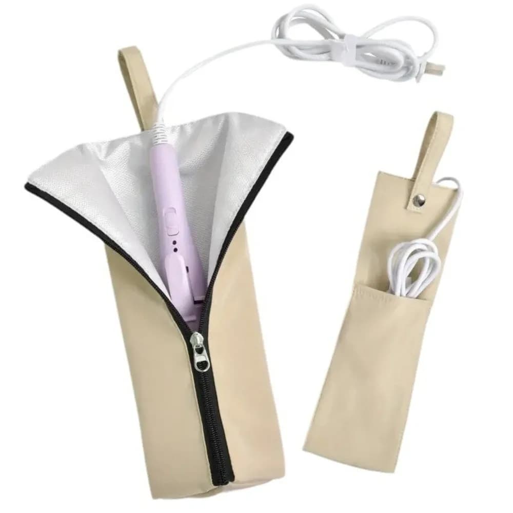 HighTemperature Curling Iron Bag Heat-Resistant Dustproof Straightener Storage Pouch Protective Cover Waterproof