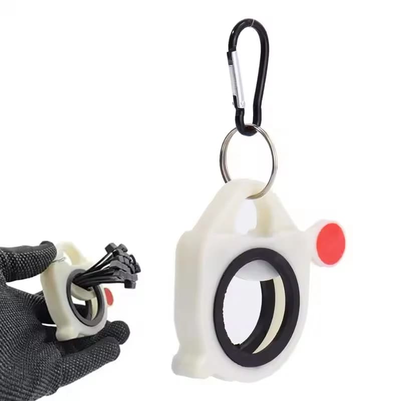 1-10 pezzi organizer per fascette per cavi fluorescenti strumenti di archiviazione in plastica durevoli porta fascette portatile pratico organizzatore per fascette per cavi