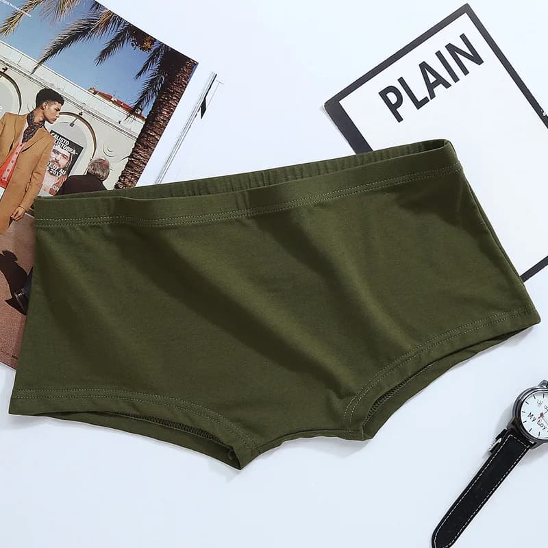 Men Underwear Boxer Cueca Male Panties Mens Sexy Shorts Men's Solid Soft Underpants Knickers Shorts Men Trunks