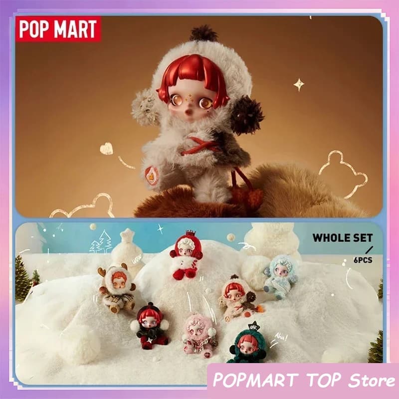 NUOVO POP MART SKULLPANDA Winter Symphony Series Originale Mystery Blind Box Giocattoli Ornamentali Kawaii Anime Figure Regali a Sorpresa Bambole