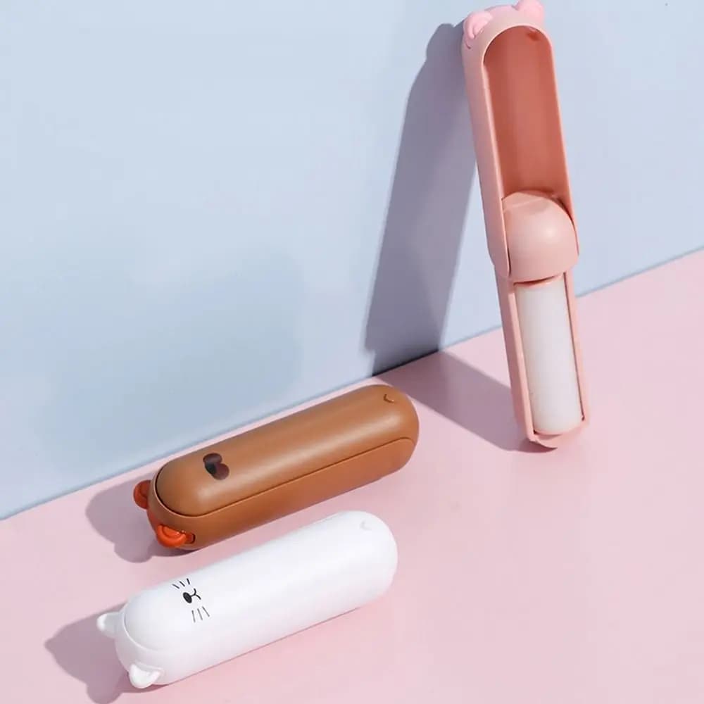 Rimozione del tergicristallo della polvere del Silicone appiccicoso dei PP rimozione dei vestiti del cane del gatto spazzola per la pulizia dei capelli del letto del rullo della lanugine lavabile riutilizzabile