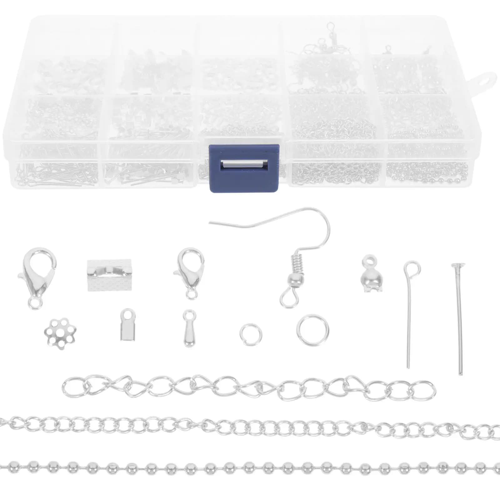 Kit Professionale per Creazione Gioielli, Set di Accessori in Ferro Premium per Progetti Fai-da-Te di Collane e Bracciali