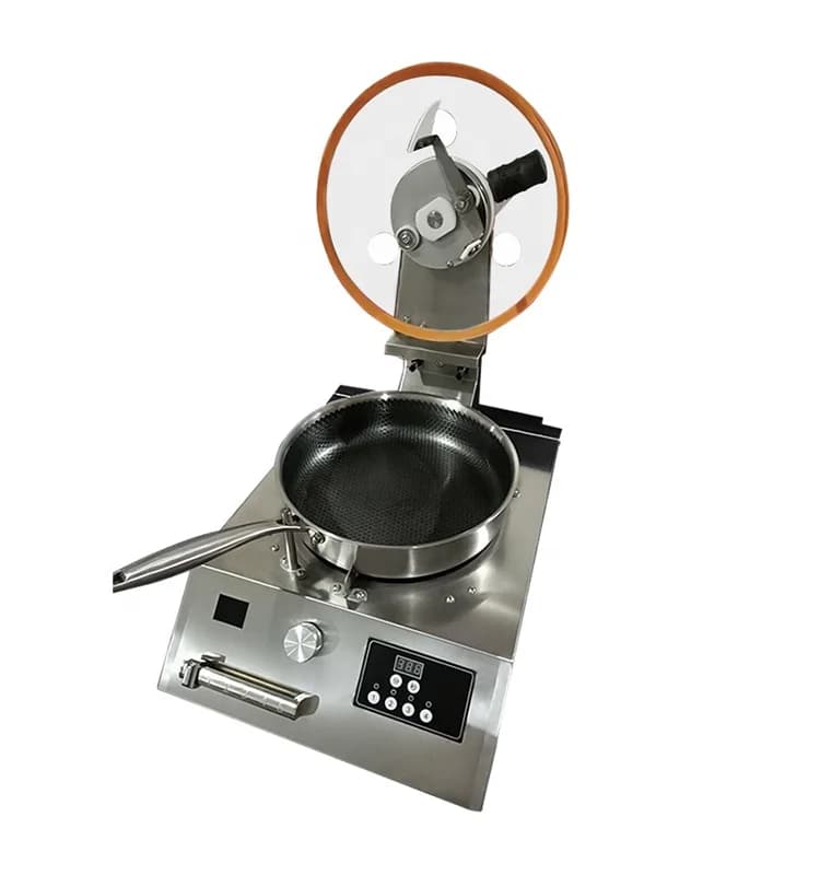 Macchina per Friggere Automatica Yawei Tipo Flip, Padella Intelligente Antiaderente, Robot da Cucina Multifunzionale