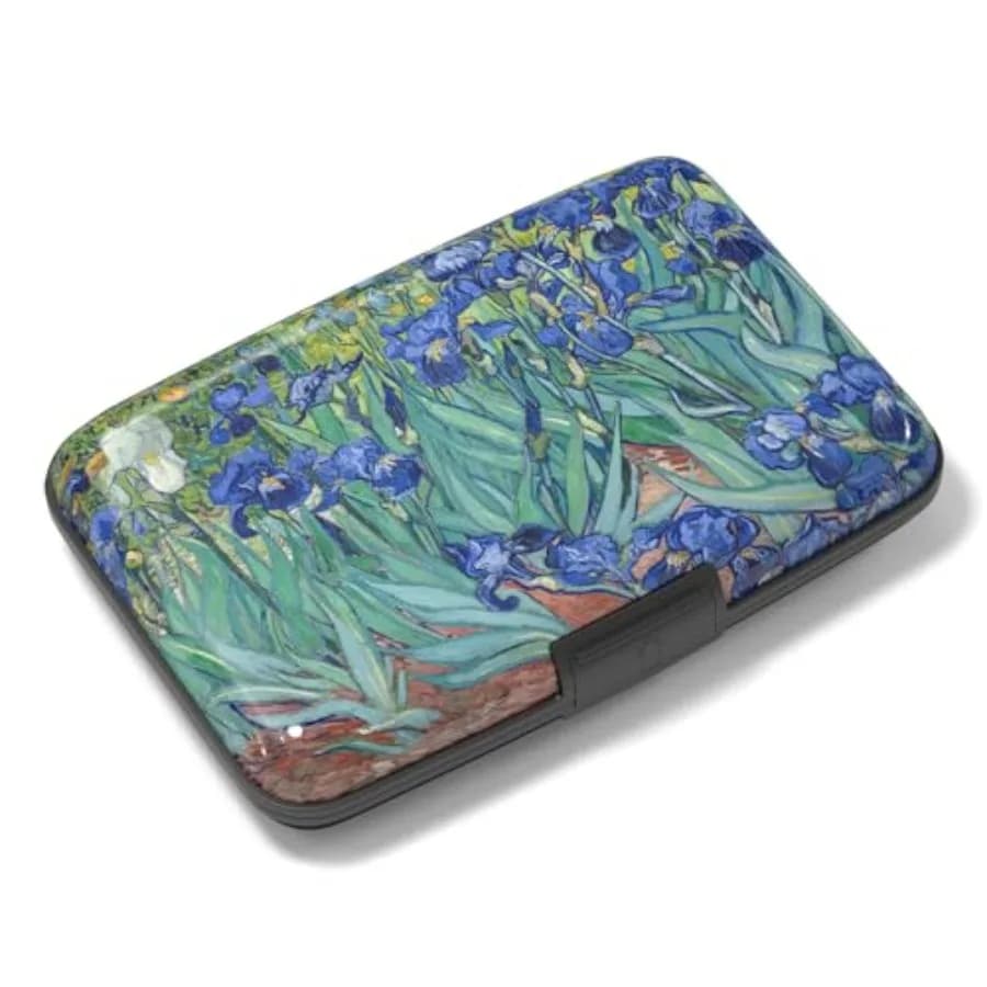 Aluminuml Credit Card Holder, Mini Credit Card Wallet RFID Blocking Slim Metal Hard Case for Women Men