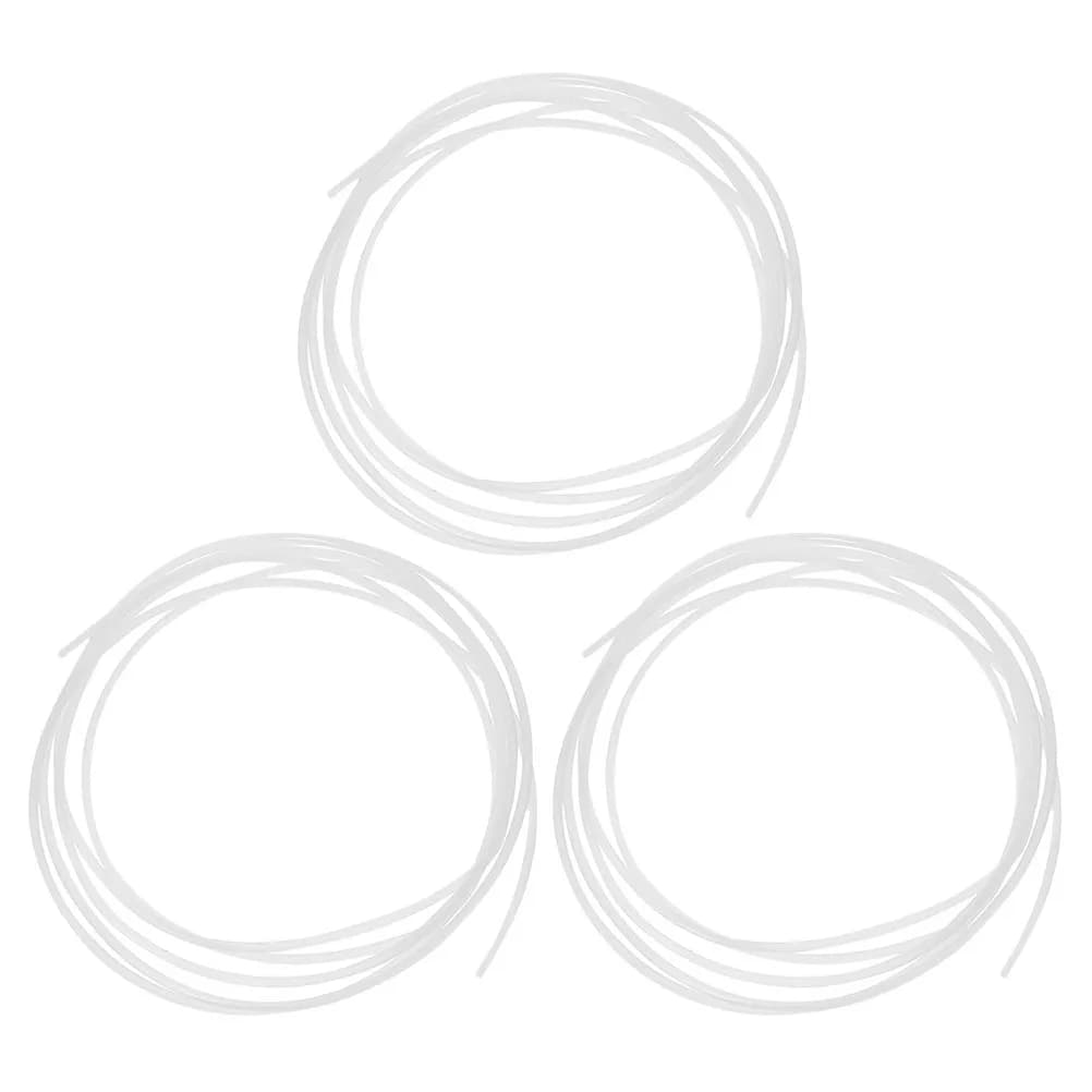 Tubi in PTFE da 3 pezzi per stampante 3D, kit di tubi flessibili professionali, tubo di ricambio per stampante ad alta precisione per filamento PLA ABS