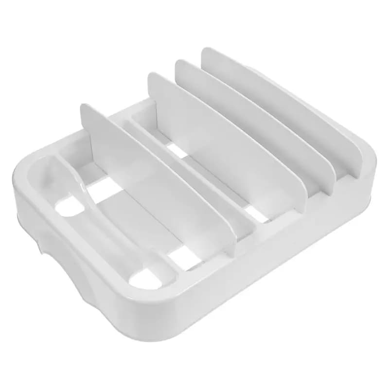 AT44-Organizer Tray With Removable Compartments For Kitchen Countertop Storage- Cutting Board Holder For Stain Resistance Utensi