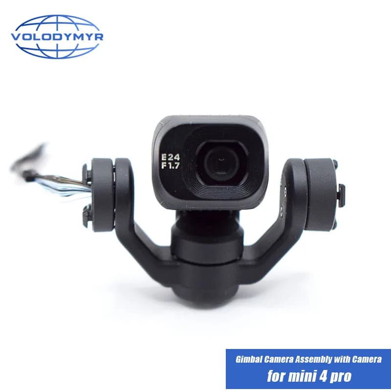 VOLODYMYR Originale Mini 4 Pro Gimbal con Fotocamera, Ricambio PTZ a Linea Singola per Drone DJI Mini 4 Pro, Parti di Riparazione UAV