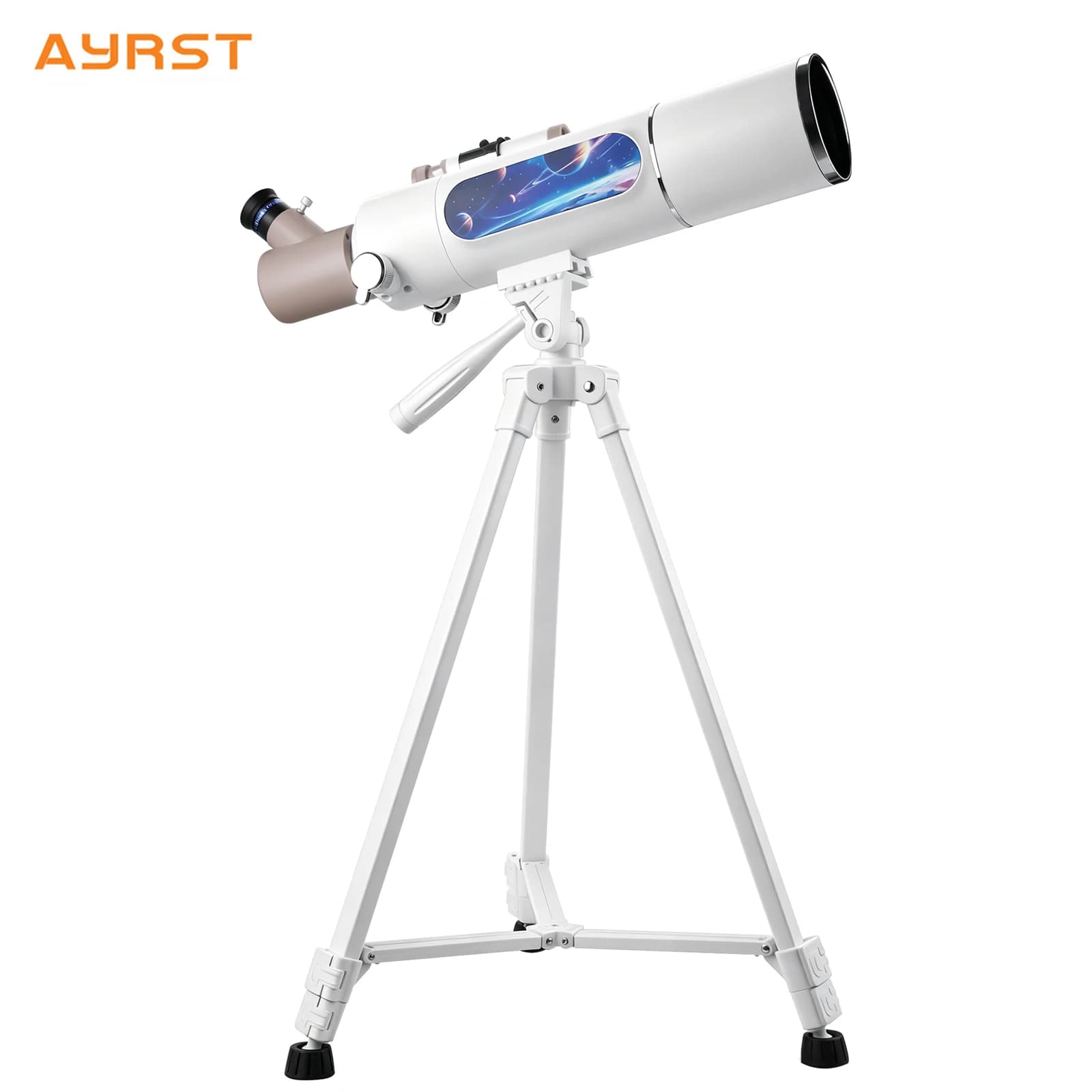 Telescopio astronomico rifrattore 70400 con apertura di 70 mm e ingrandimento 25X per l'osservazione della luna e dei pianeti