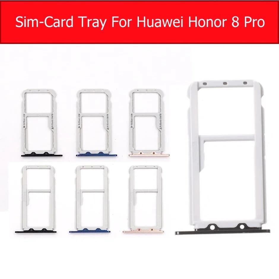 Supporto per vassoio scheda di memoria e SIM per Huawei honor v9 DUK-AL20 DUK-TL30 Porta carte per honor 8 pro Duk-L09 Slot per scheda SIM