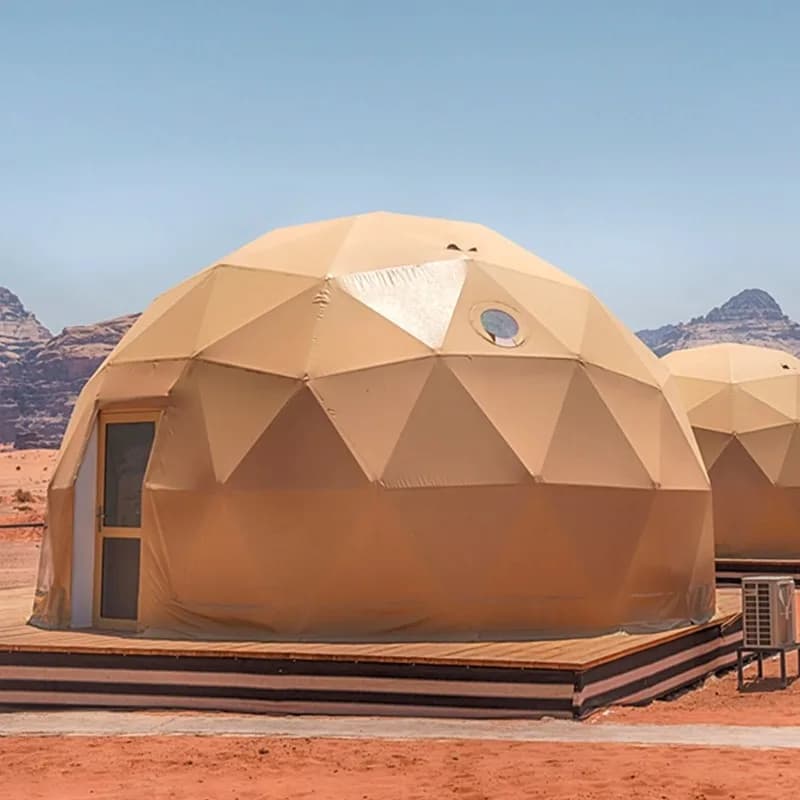 Tenda a Cupola Geodetica per Campeggio Glamping, Impermeabile e Anti-UV, per Resort Ecologici all'Aperto