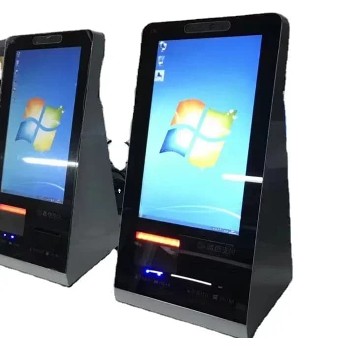 Chiosco di Pagamento Self-Service Premium 2026 con Schermo Touch, Sistema Windows, Pagamento Senza Contanti e Lettore di Carte NFC
