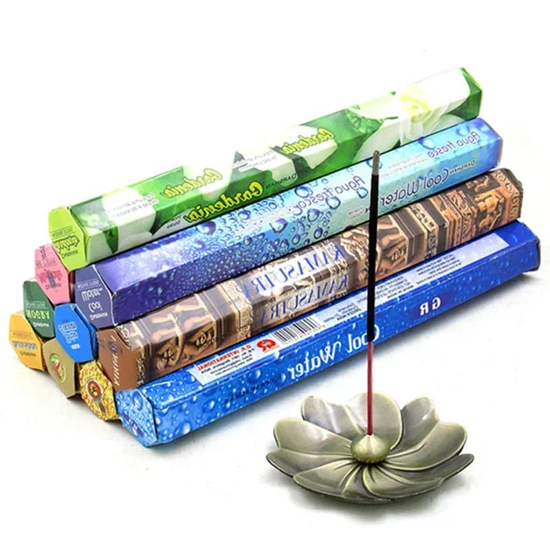 Indian Incense Sticks Assorted Scents Lavender Sage Yoga Meditation Relaxation Atmosphere Fragrant Sticks for Home Aroma