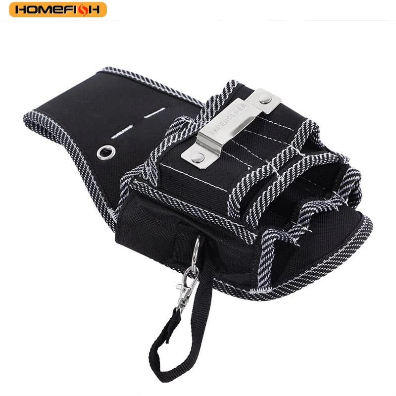 Tool Holders Insert Sheath Repair Waist Bag Electrician Simple Pocket Waist Hanging Tool Bag Portable Drill Holder Holst Pouch