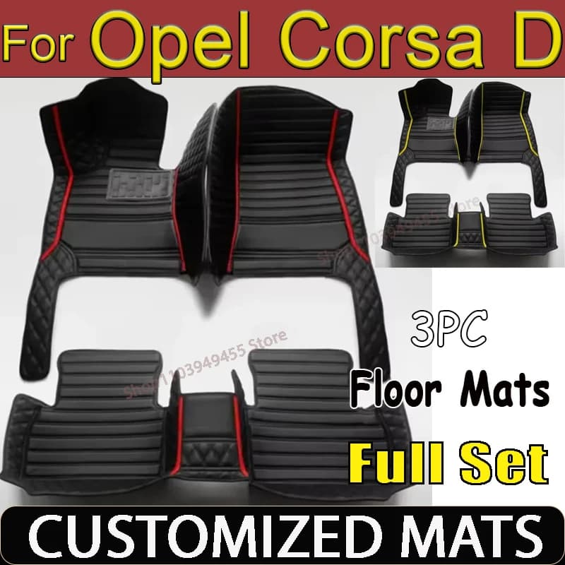 Car Seats Opel Corsa D 2007~2014 Waterproof Cubre Pisos Para Autos Car Caps Interior Decoration Car Accessories