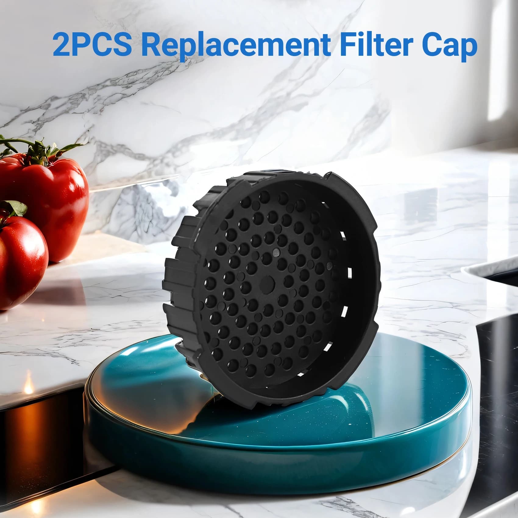 NEW HOT In Stock-2PCS Replacement Filter Cap Fits For The Aeropress Coffee And Espresso Maker