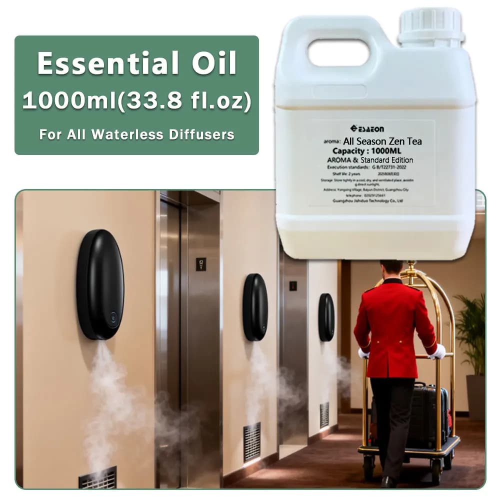 ESAEON Supply Essential Oils For Aroma Diffusers, For Waterless Aromatherapy Machines, All Season Zen Tea - 1000ML (33.8 fl.oz)