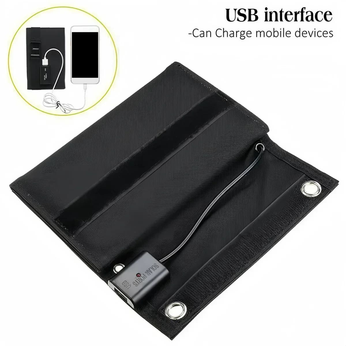 Pannello solare portatile da 600W caricabatterie pieghevole per pannelli solari USB 5V DC Full Time Power pannello solare alimentatore Mobile ad alta potenza