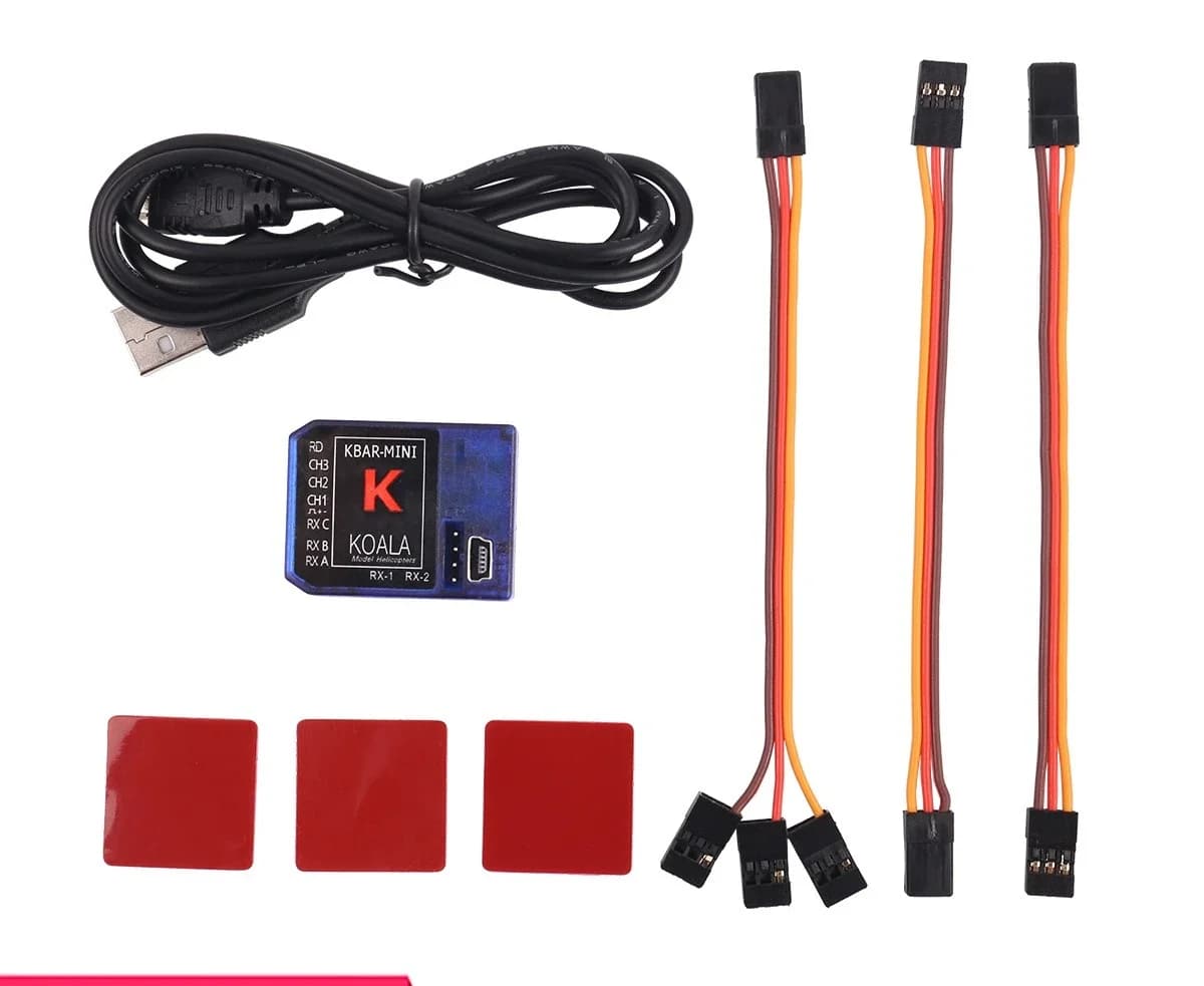 Versione in elicottero K-BAR Flybarless Control di volo Flybarless Gyro KBAR K8 V2