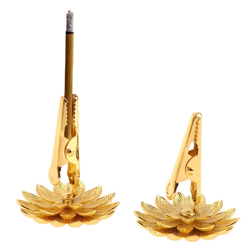 Mini Lotus Fragrance Clip bruciatore di incenso Home Stick Holder Decor Ornaments
