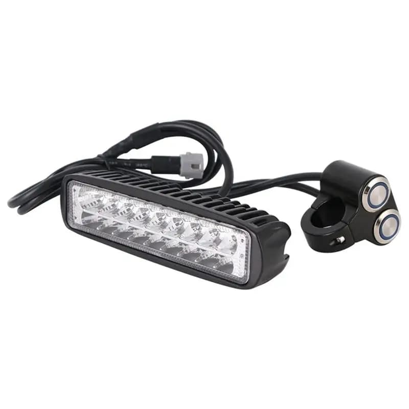 Black Light Single Connected Headlight with Control Switch for Sur Ron Sur-Ron Light Bee X/S Segway X260 X160 Electric Bike Accessories