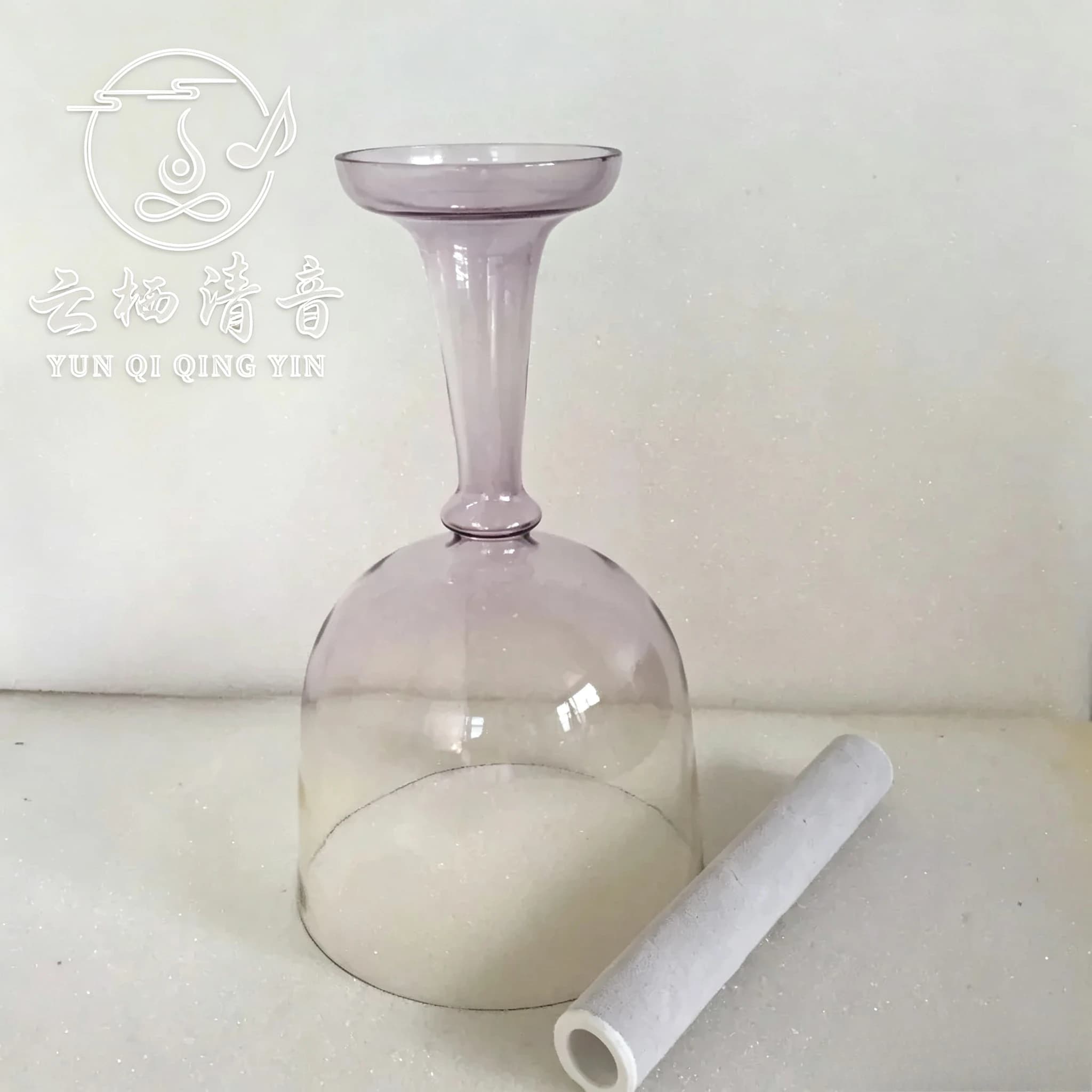 YUN QI QING YIN 4th Octave Light Color Crystal Singing Grail Chalice G G Sharp Tone Throat Thyroid Chakra 432Hz Sound Bath Yoga Vibration Healing Bowl