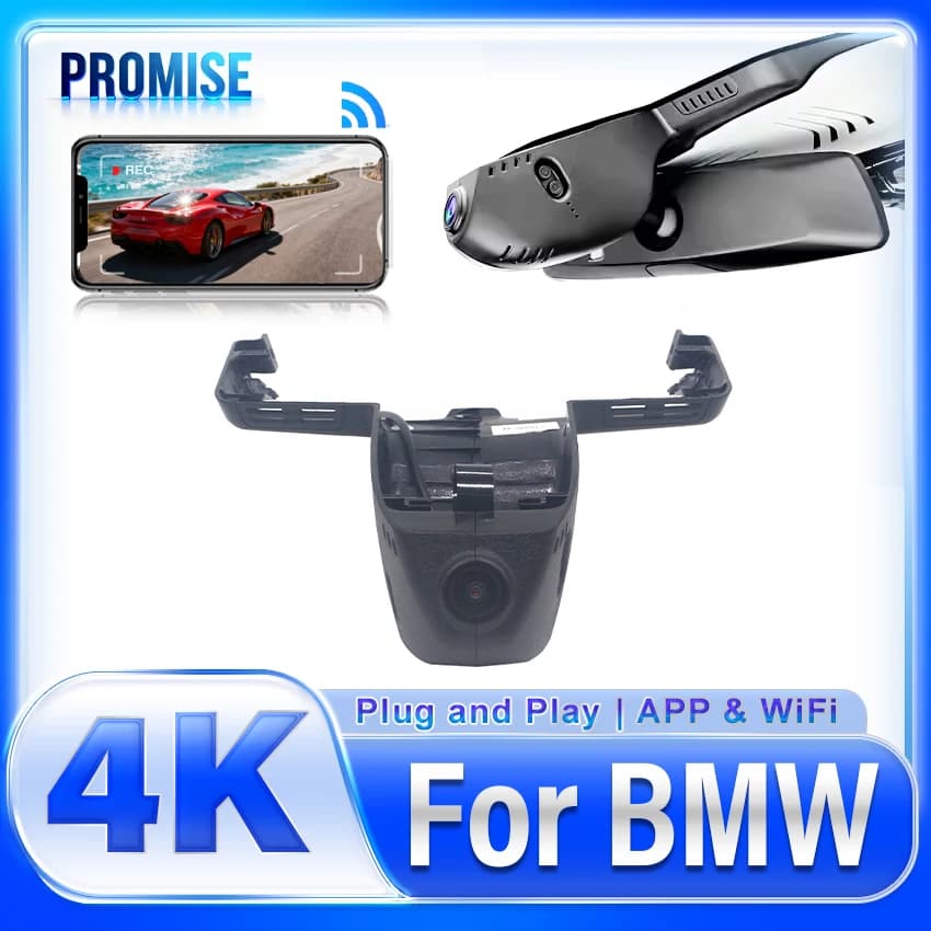 New! UHD 4K 2160P Car DVR WiFi Dash Cam VCR for BMW X6 G06 M F96 2018 2019 2020 2021 2022 2023 Dashcam