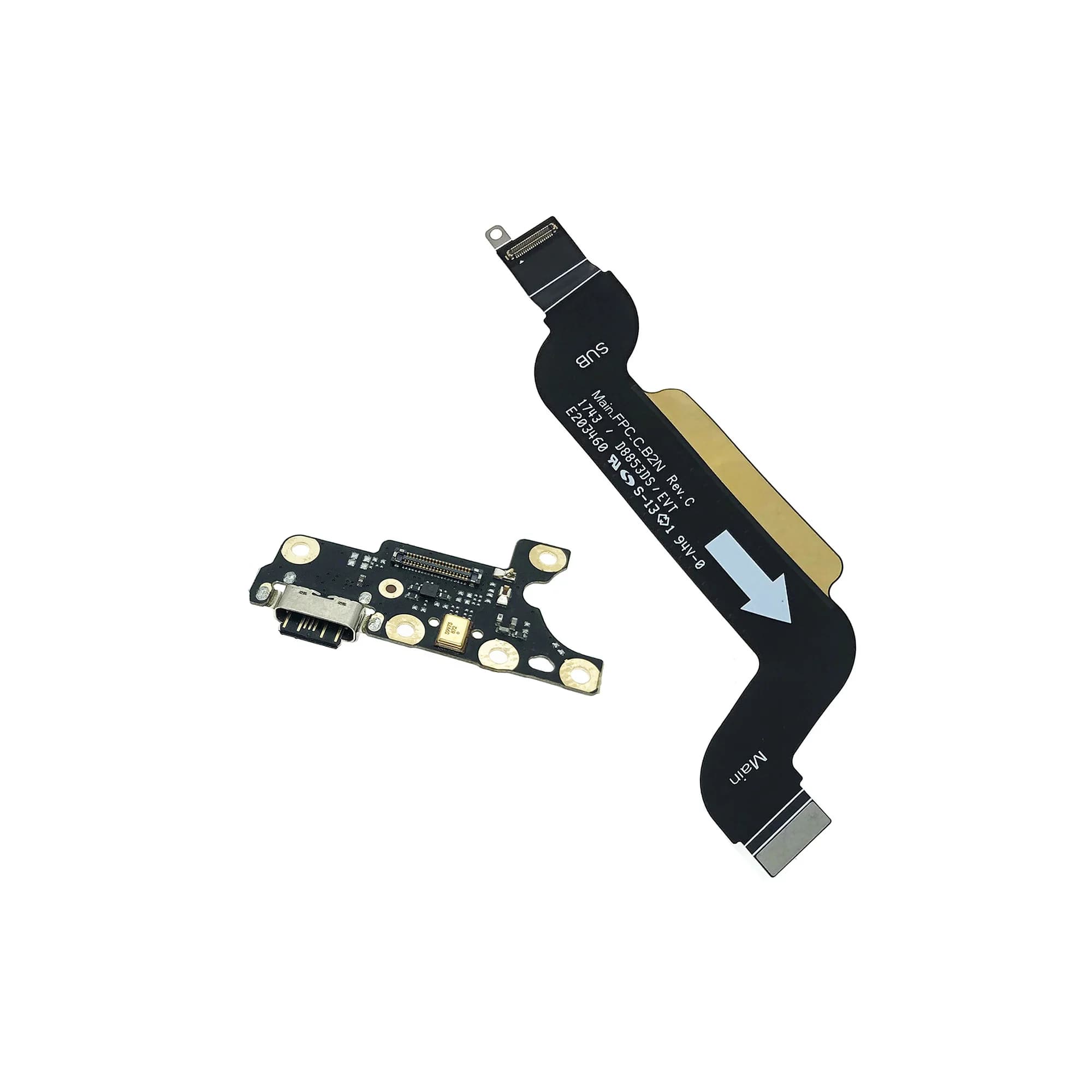 For Nokia 6 7 6.1 6.2 7.2 7.1 7Plus Flexible charging cable USB charger port
