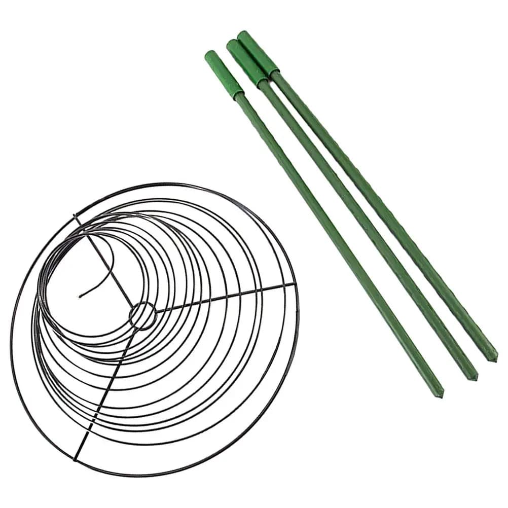 Set di 1 traliccio da giardino a spirale per piante rampicanti, supporto decorativo per piante in vaso da interno